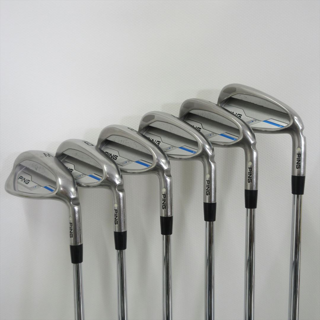 Ping Iron Set i Iron Stiff NS PRO MODUS3 SYSTEM3 TOUR125 Dot Color White 6 pcs