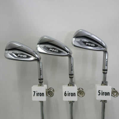 Ping Iron Set G425 Stiff Dynamic Gold S200 6 pieces Dot Color Black