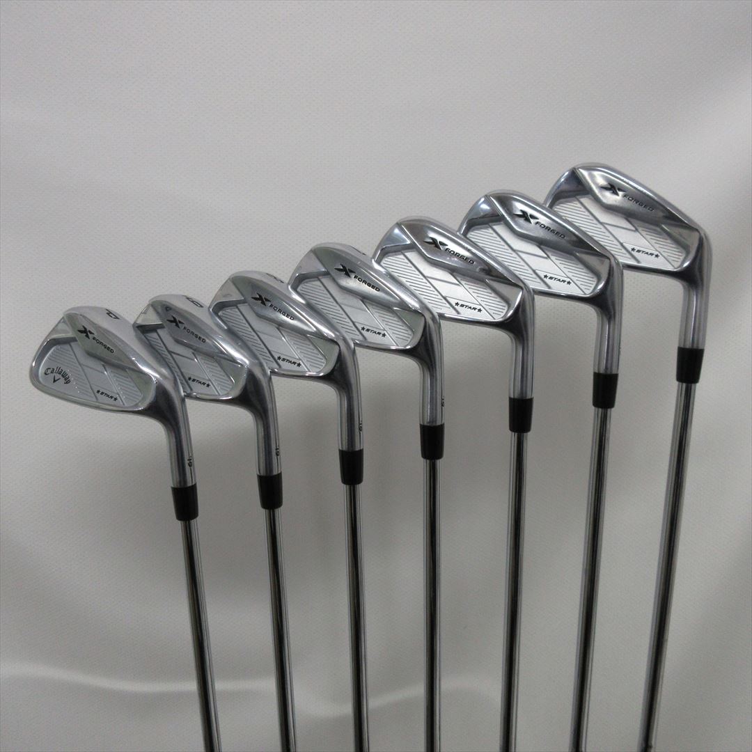 Callaway Iron Set X FORGED STAR Stiff NS PRO MODUS3 TOUR105 7 pieces