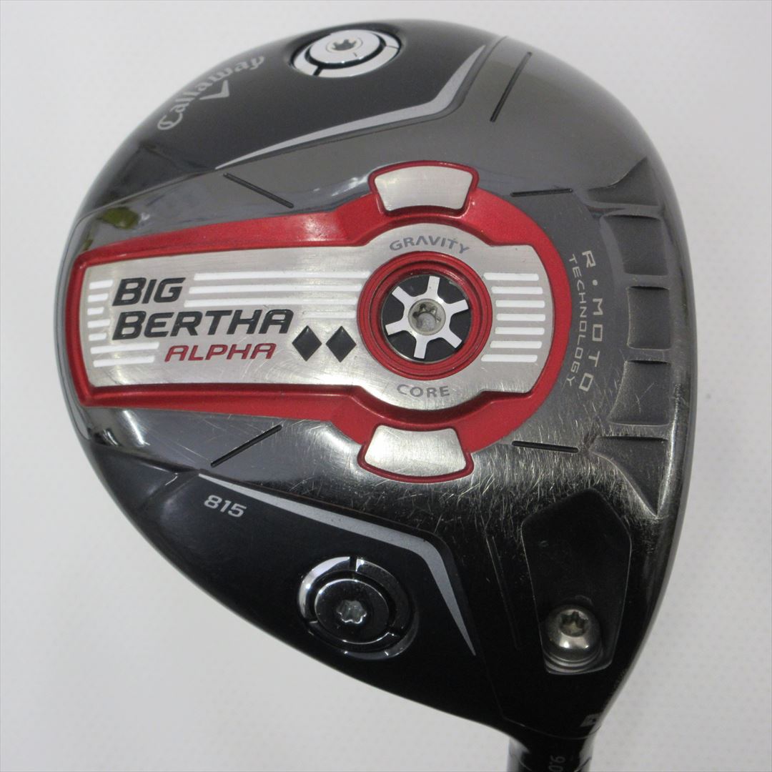 Callaway Driver BIG BERTHA ALPHA 815 Double Dia 9° Stiff BIG BERTHA ALPHA 815