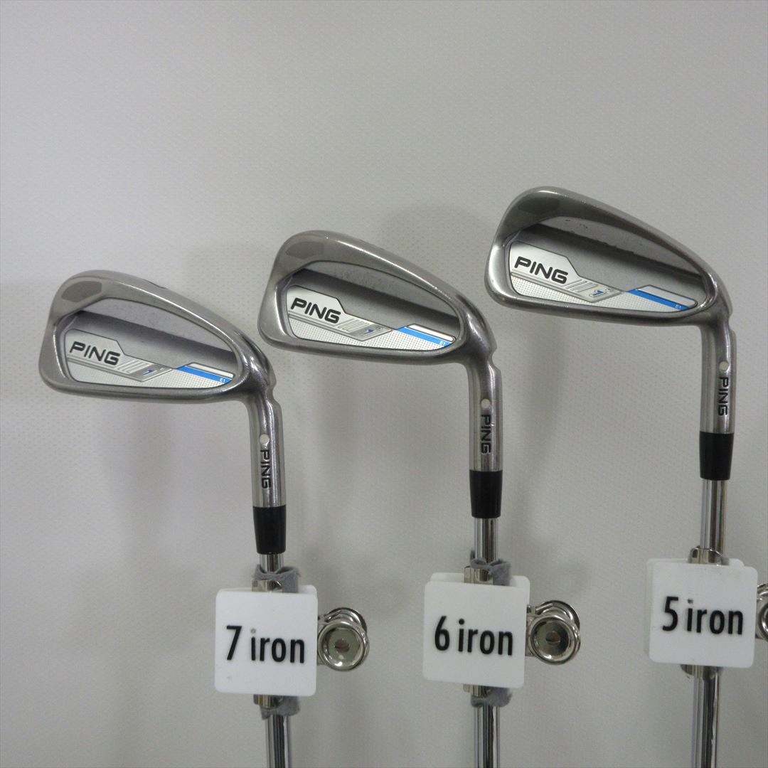 Ping Iron Set i Iron Stiff NS PRO MODUS3 SYSTEM3 TOUR125 Dot Color White 6 pcs