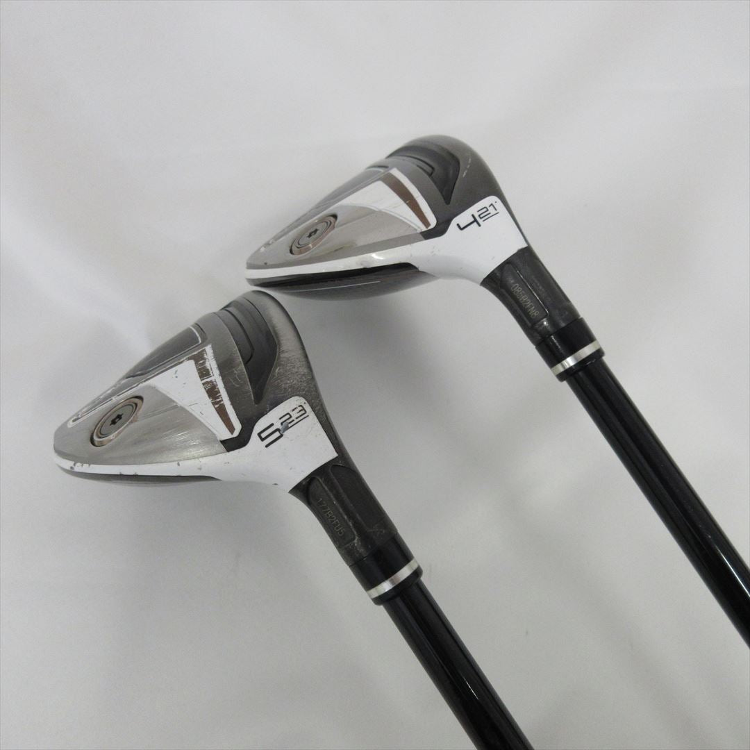 "2-Pack Golf Clubs" TaylorMade Hybrid SIM GLOIRE U4 & U5 Stiff AIR Speeder TM