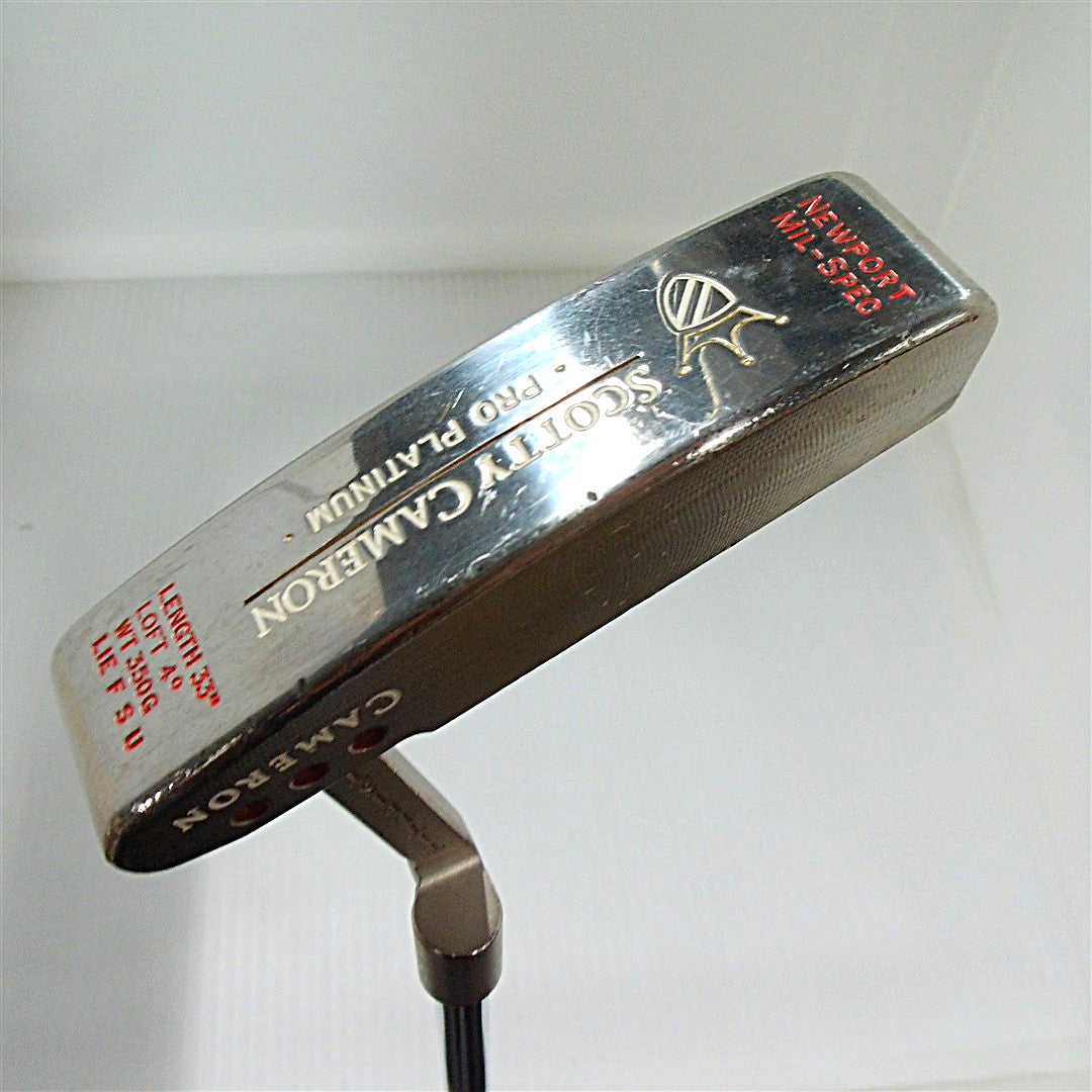 クラブ SCOTTY CAMERON PRO PLATINUM NEWPORT MIL Titleist Putter SCOTTY CAMERON PRO PLATINUM NEWPORT MIL-SPEC