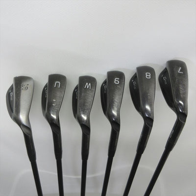 Ping Iron Set G710 Regular ALTA DISTANZA BLACK 40 6 pieces Dot Color Blue