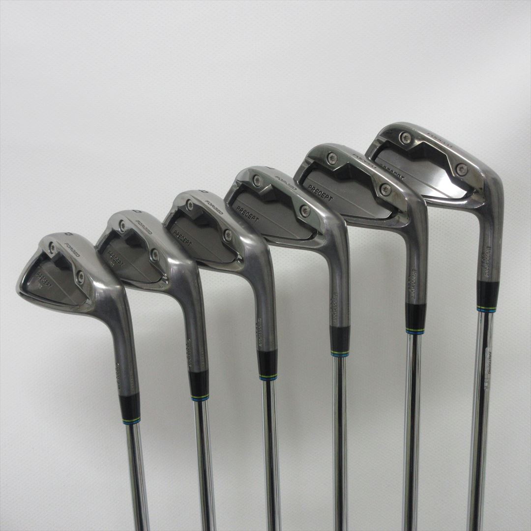 Bridgestone Iron Set PRECEPT PC FORGED Black Stiff NSPRO MODUS3 TOUR115 6 pieces