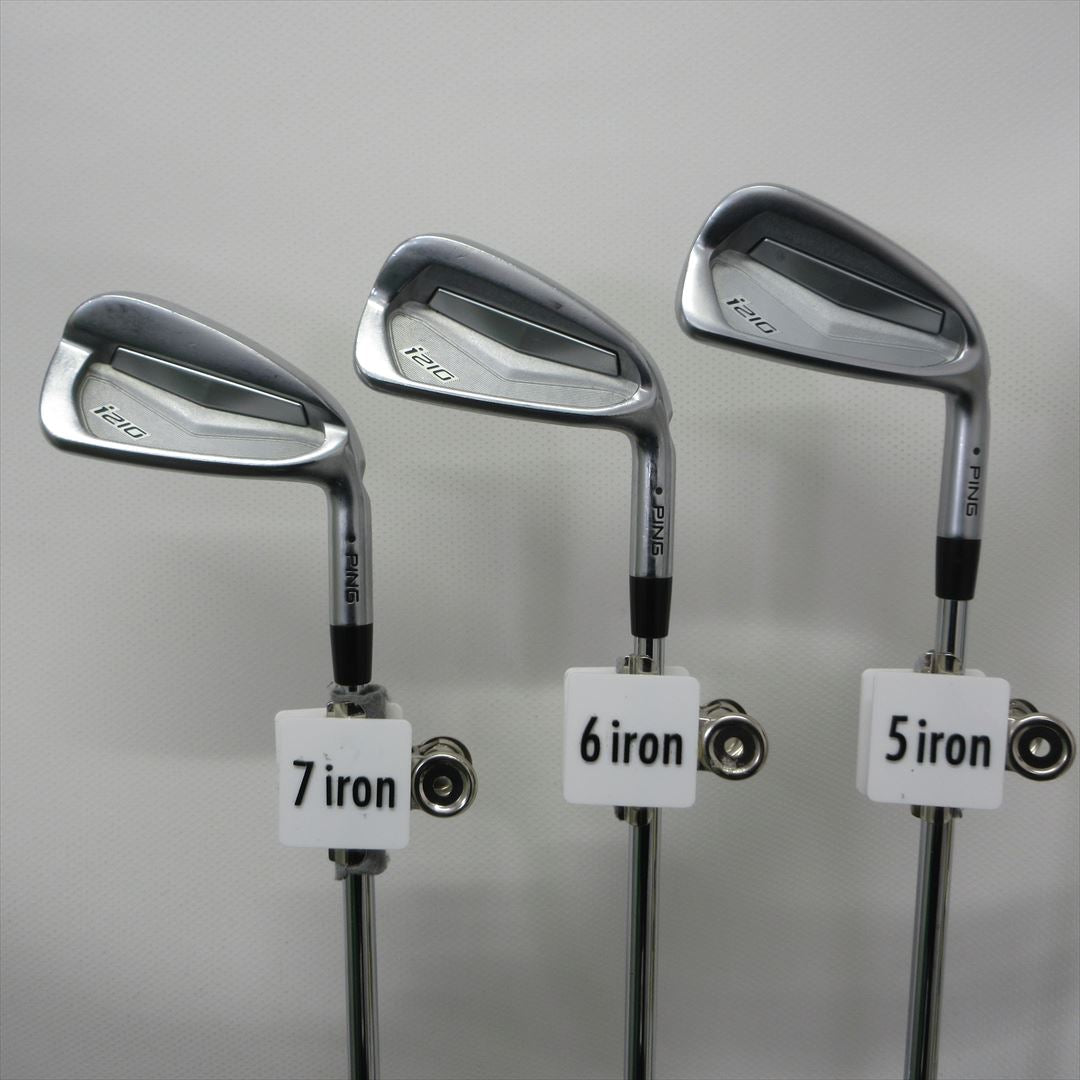 Ping Iron Set Fair Rating i210 Flex-X Dynamic Gold X100 6pieces Dot Color Black