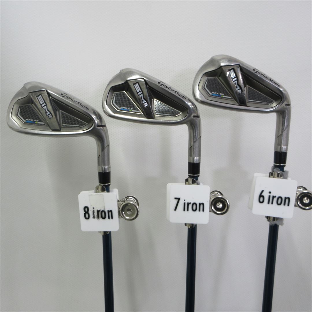 TaylorMade Iron Set SIM2 MAX OS Stiff TENSEI BLUE TM60(SIM2) 5 pieces