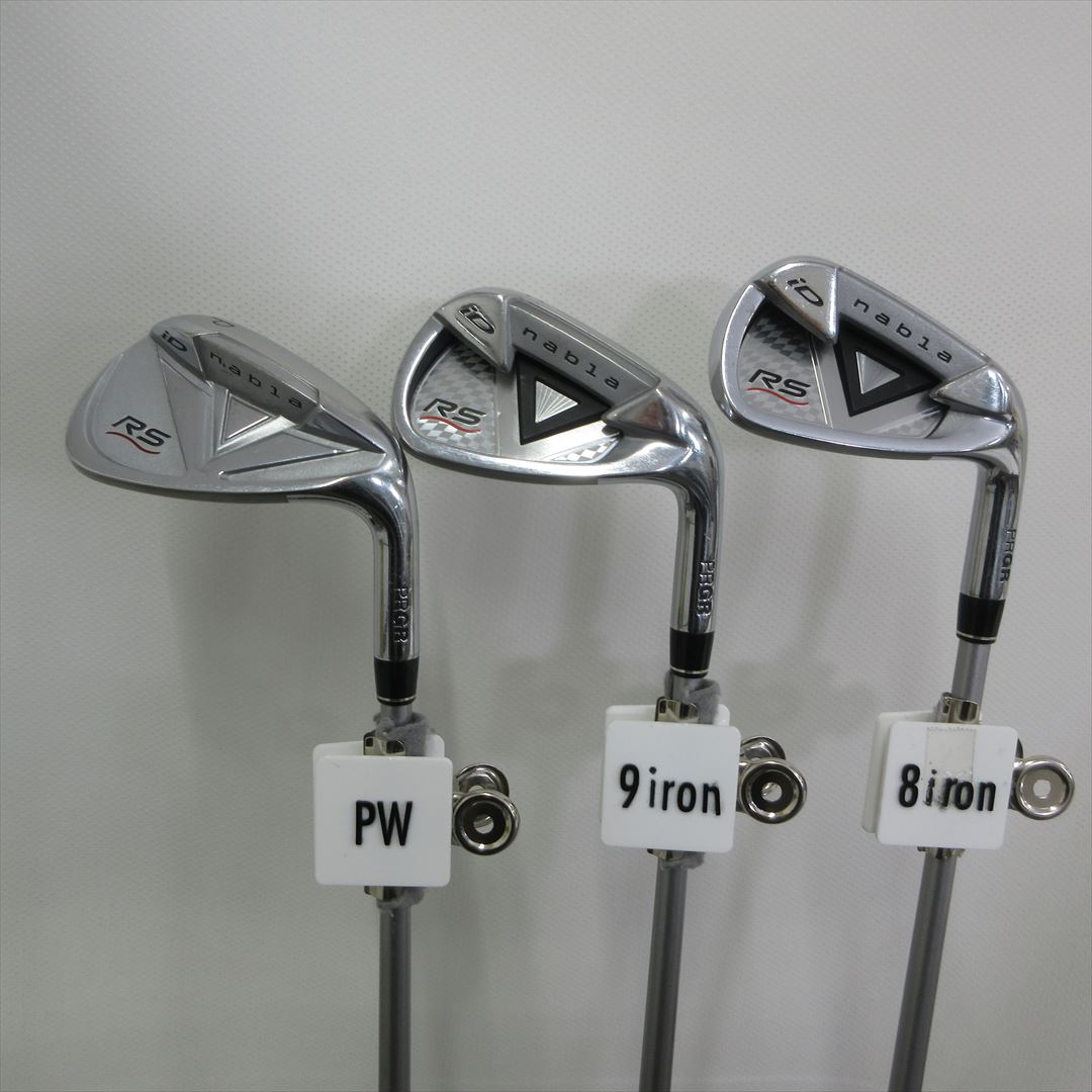 PRGR Iron Set iD nabla RS TITAN FACE Stiff iD nabla RS 6 pieces