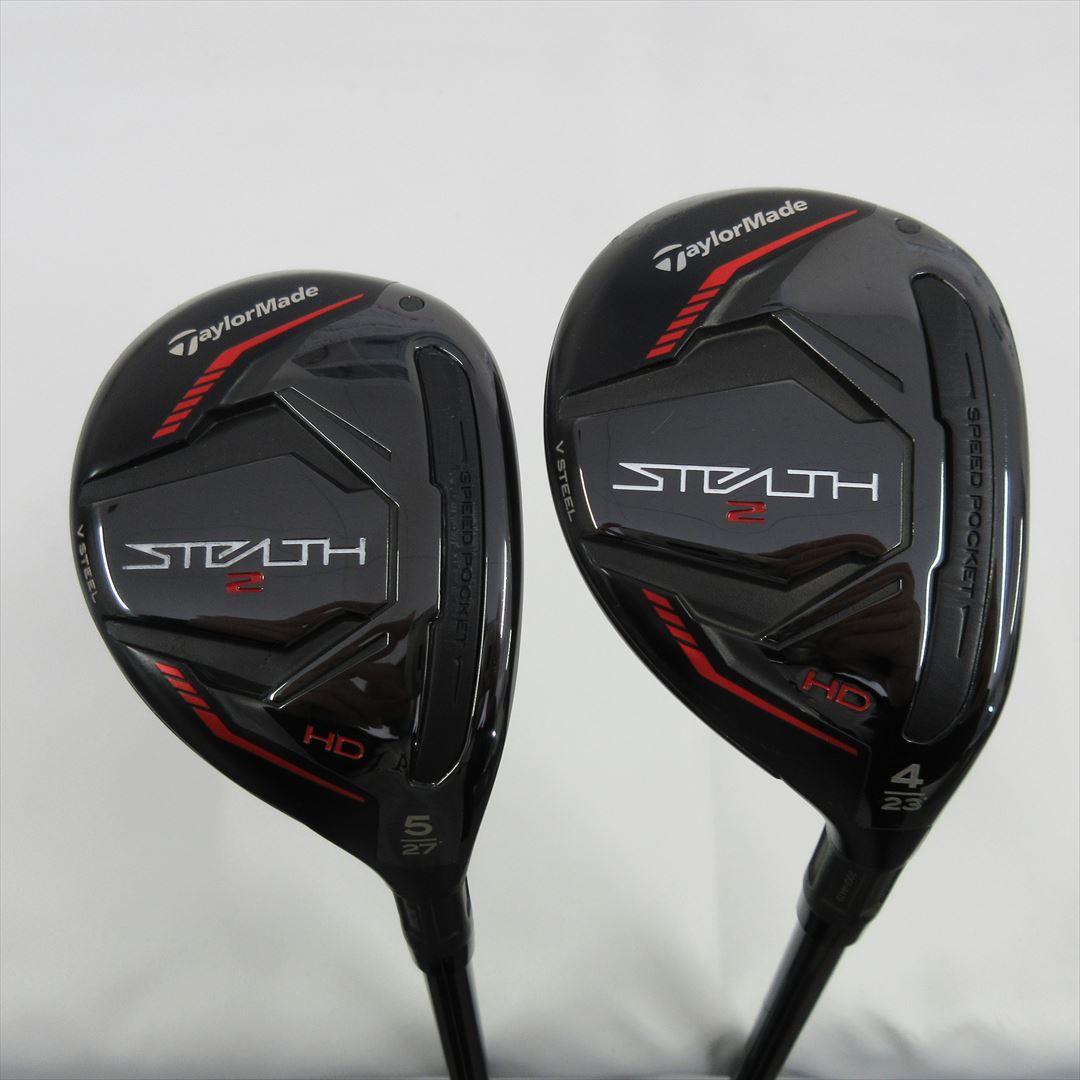 "2-Pack Golf Clubs" TaylorMade Hybrid STEALTH2 HD U4 & U5 RegularTENSEI RED TM60