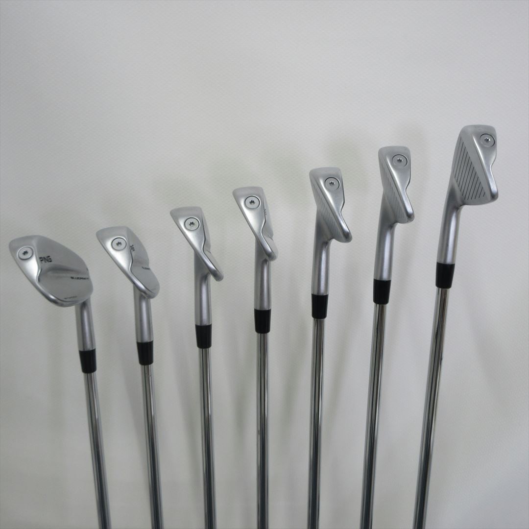 Ping Iron Set BLUEPRINT Stiff Dynamic Gold S200 7 pieces Dot Color Black