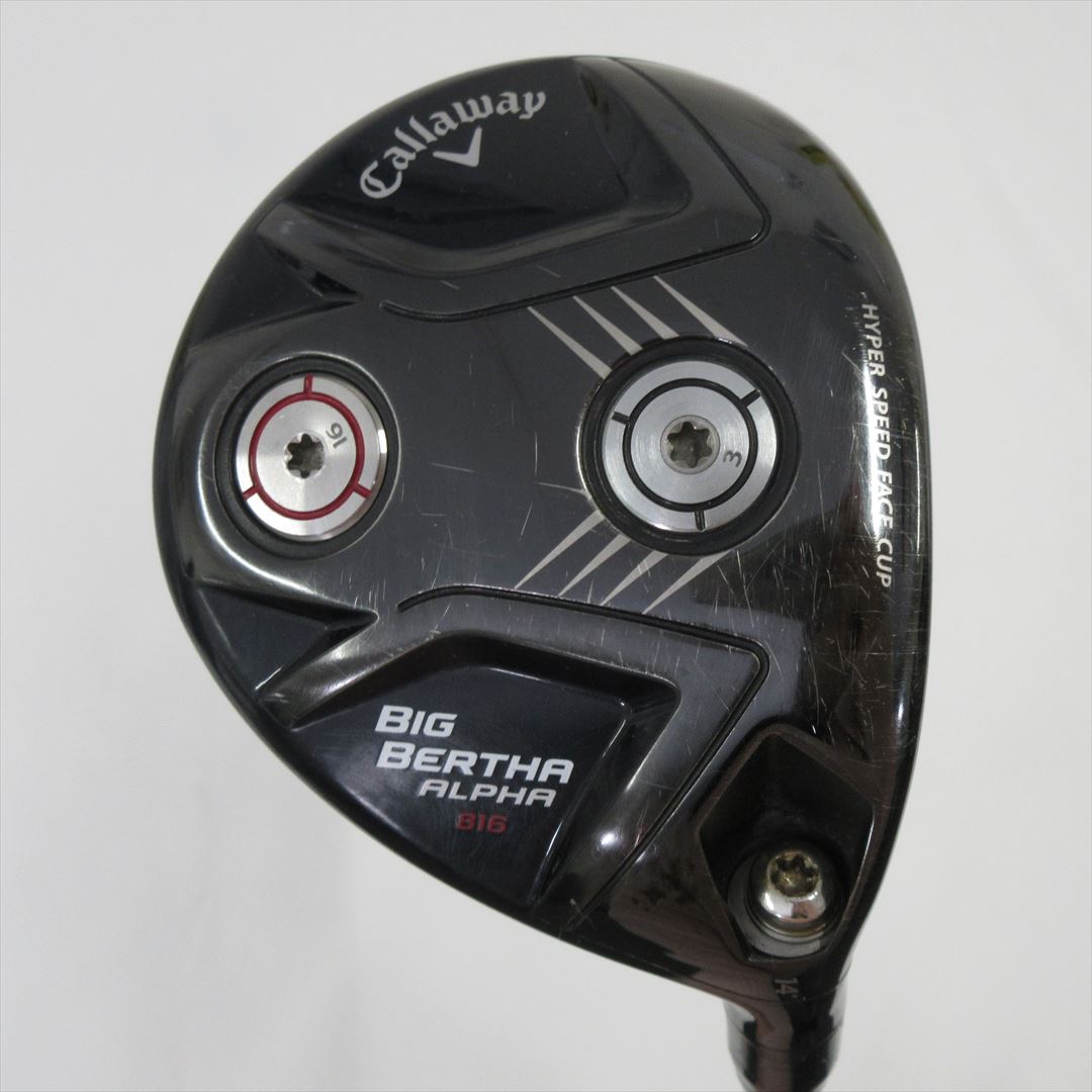 Callaway Fairway BIG BERTHA ALPHA 816 FW 14° Stiff Tour AD GP-6