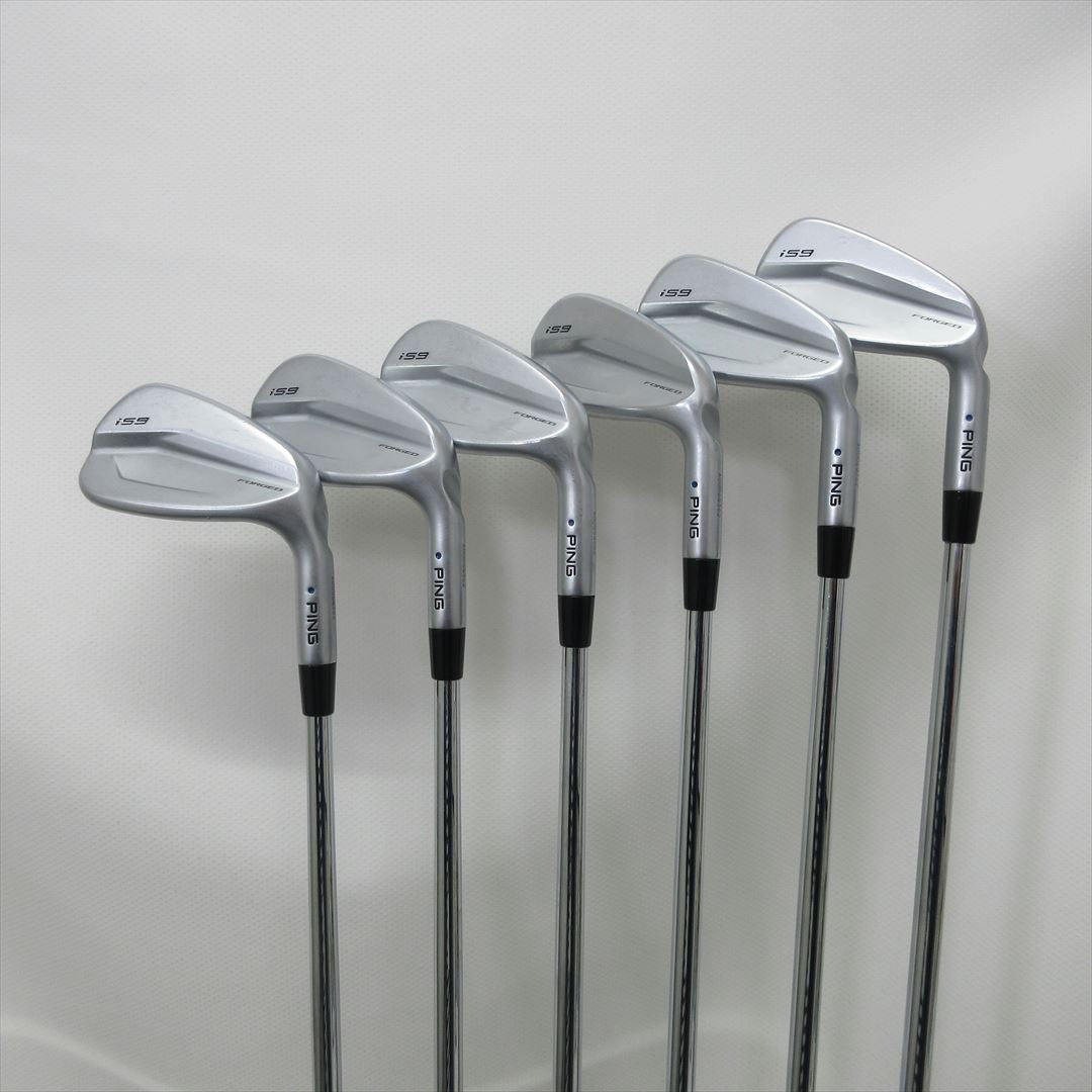 Ping Iron Set i59 Flex-X NS PRO MODUS3 TOUR120 6 pieces Dot Color Blue