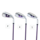 daiwa iron set brand new onoff 2023 ladies smooth kick lp 423i 7 piecespurple
