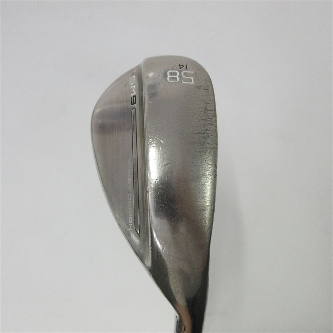 Titleist Wedge VOKEY SPIN MILLED SM9 Brushed Steel 58° NS PRO 950GH neo