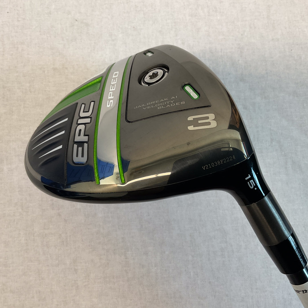 Callaway Fairway Brand New EPIC SPEED 3W 15° StiffRegular Diamana 50forCW(2021)