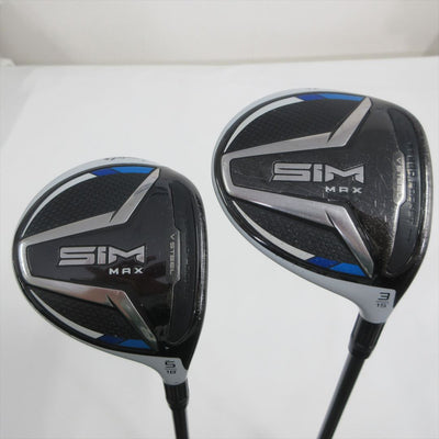 "2-Pack Golf Clubs" TaylorMade Fairway SIM MAX 3W & 5W Regular TENSEI BLUE TM50