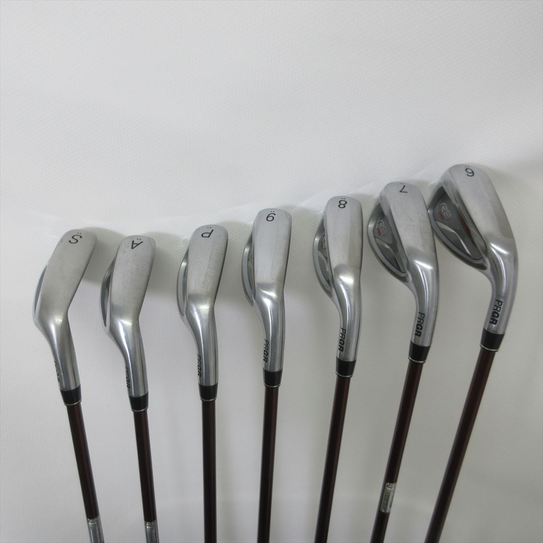 PRGR Iron Set RS RED StiffRegular Speeder EVOLUTION FOR PRGR 7 pieces