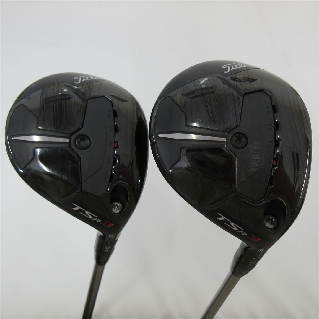 "2-Pack Golf Clubs" Titleist Fairway TSR3 15° & 18° Stiff TSP310