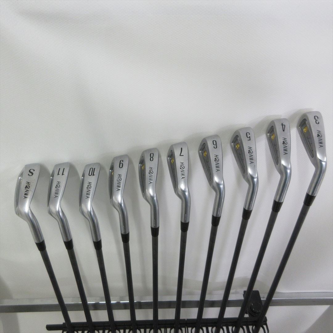 HONMA Iron Set LB 606 (24K GP) Other 2S SUPER FERRITE CARBON LIGHT 10 pieces