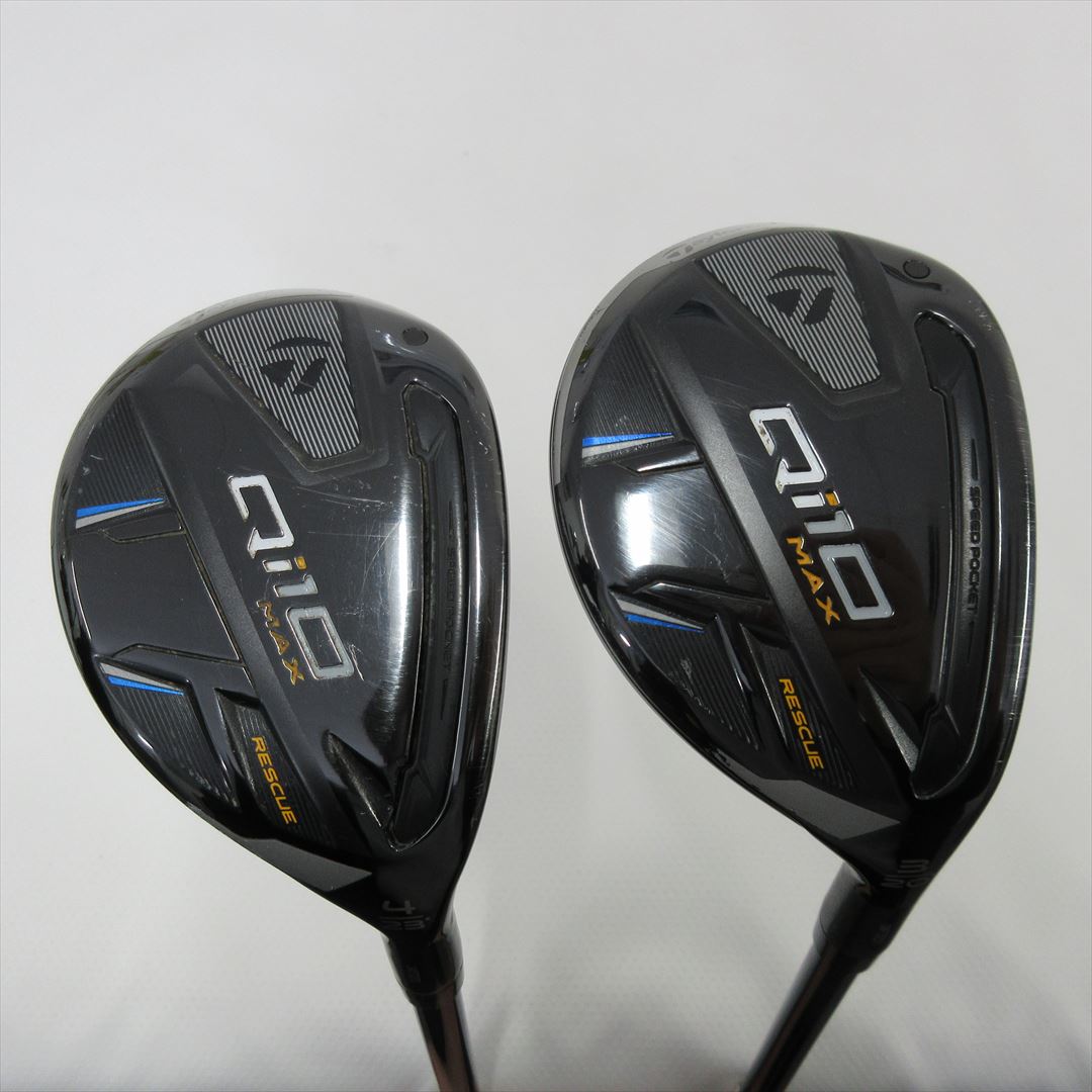 "2-Pack Golf Clubs" TaylorMade Hybrid Qi10 MAX U3&U4 Regular Diamana BLUE TM60