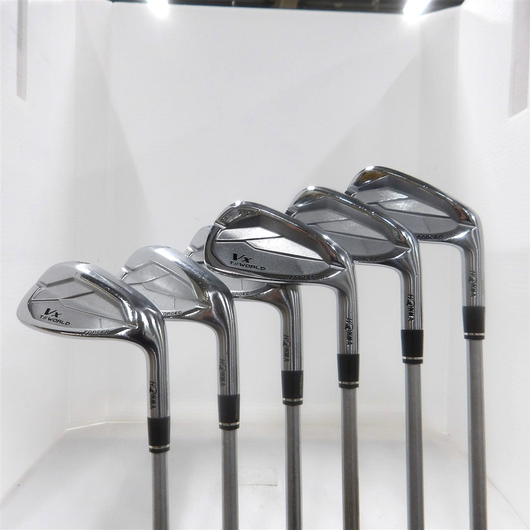 HONMA Iron Set TOUR WORLD Vx Stiff KBS TOUR C-TAPER LITE 110 6 pieces