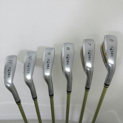 HONMA Iron Set BERES IS-06 Regular 2S ARMRQX 47 6 pieces