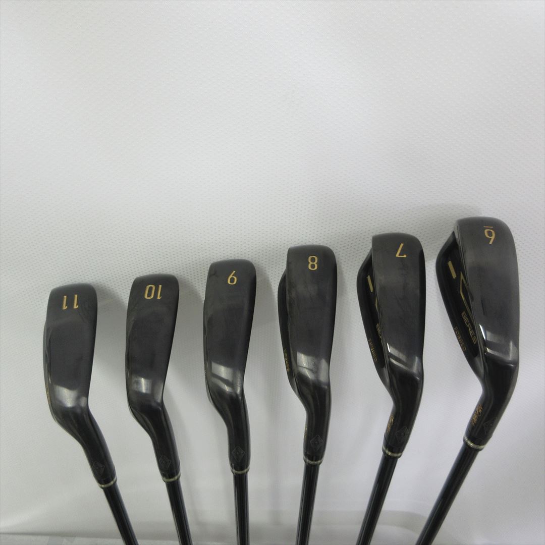 HONMA Iron Set BERES BLACK(2024) Stiff ARMRQ FX BLACK 6 pieces