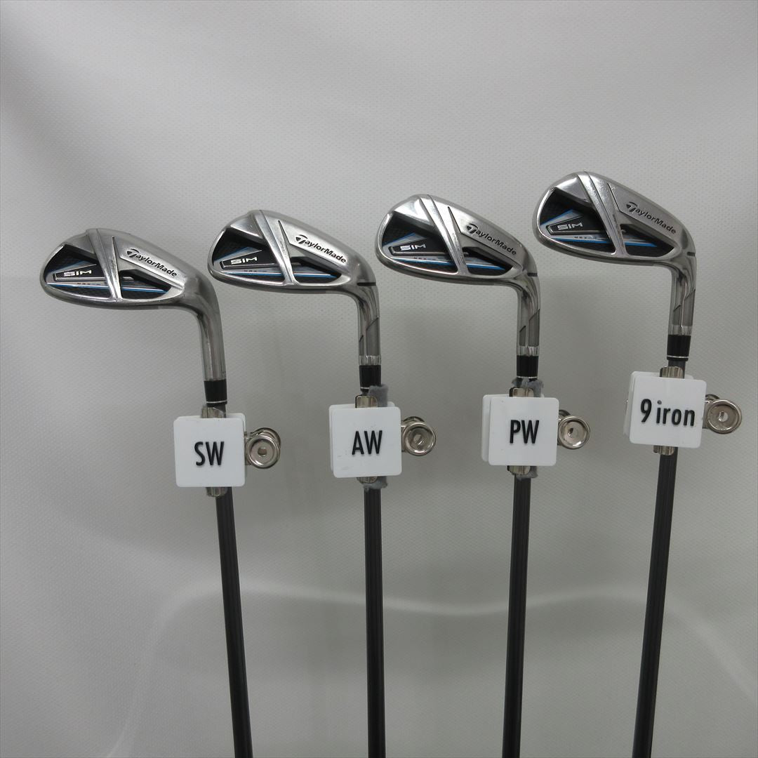 TaylorMade Iron Set SIM MAX Stiff TENSEI BLUE TM60 7 pieces