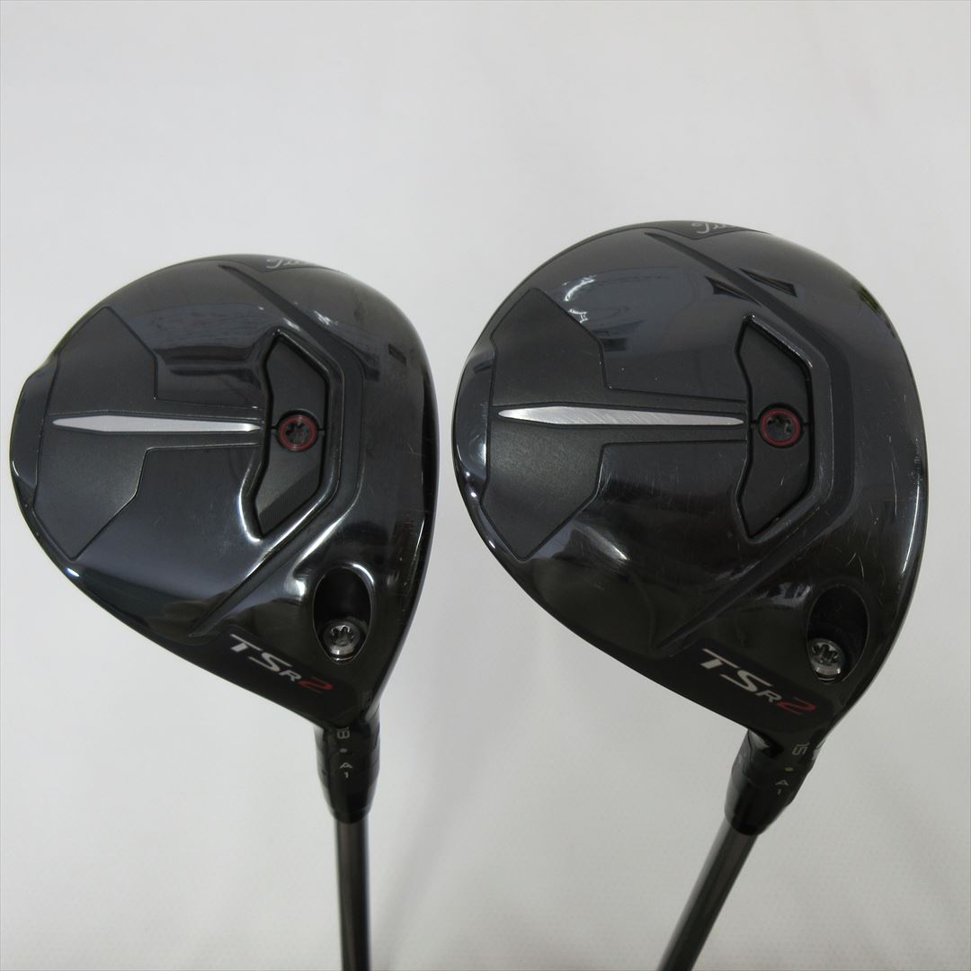 "2-Pack Golf Clubs" Titleist Fairway TSR2 15° & 18° Stiff TSP310