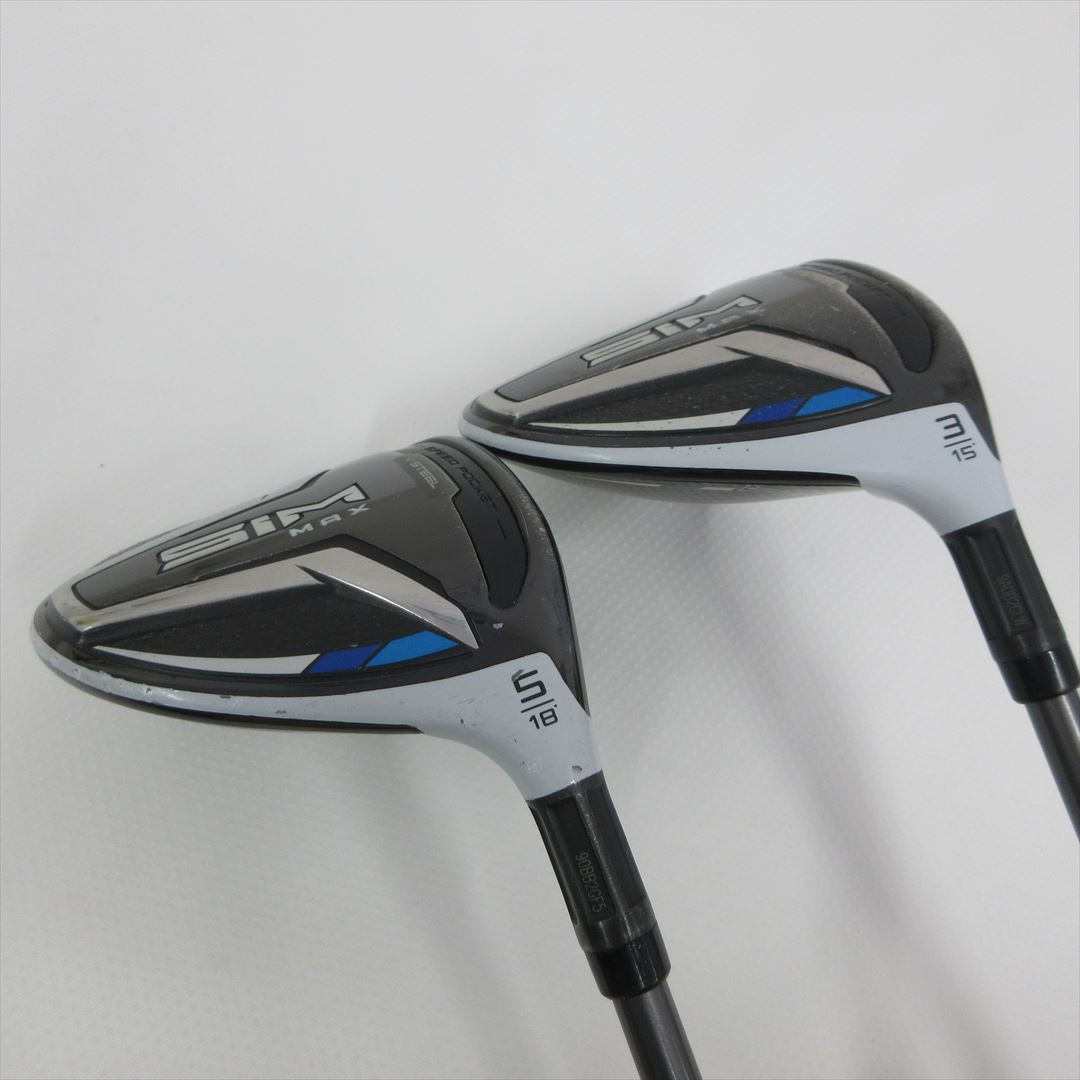 "2-Pack Golf Clubs" TaylorMade Fairway SIM MAX 3W & 5W Regular TENSEI BLUE TM50