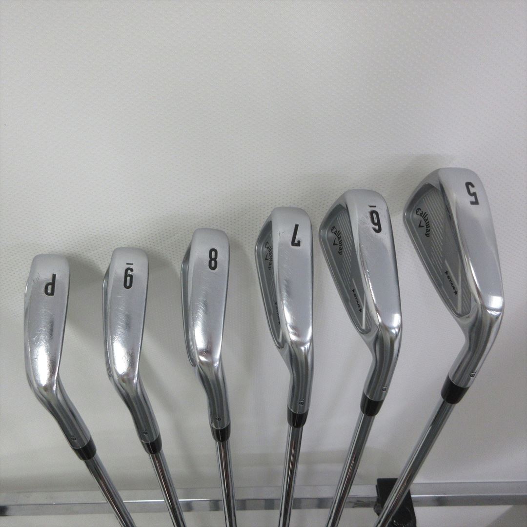 Callaway Iron Set X FORGED STAR Stiff NS PRO 950GH neo 6 pieces