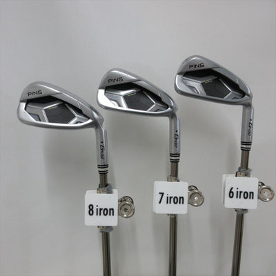 Ping Iron Set G430 Stiff PING TOUR 2.0 CHROME 1 6 pieces Dot Color Black