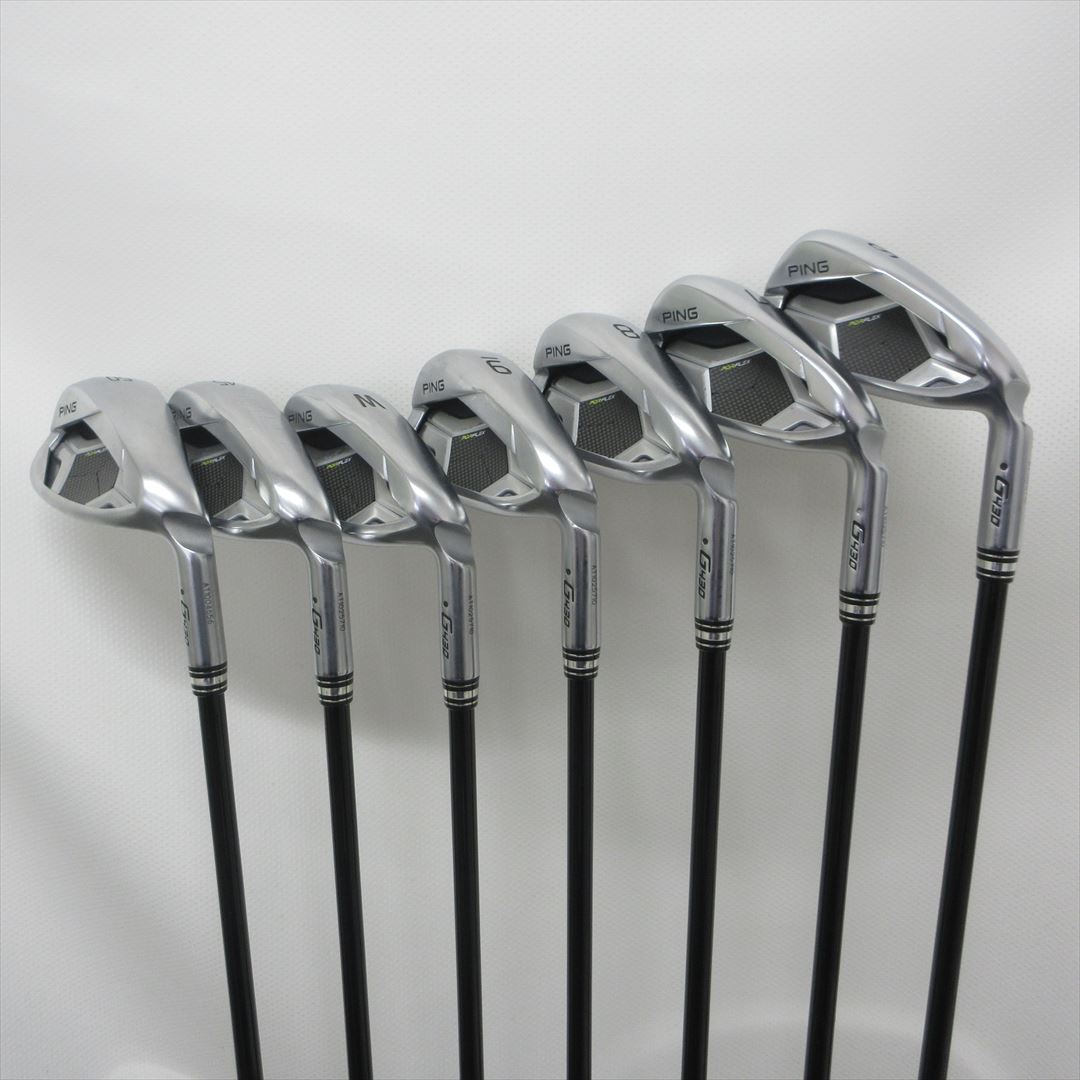 Ping Iron Set G430 G430 Regular ALTA J CB BLACK 7 pieces Dot Color Black