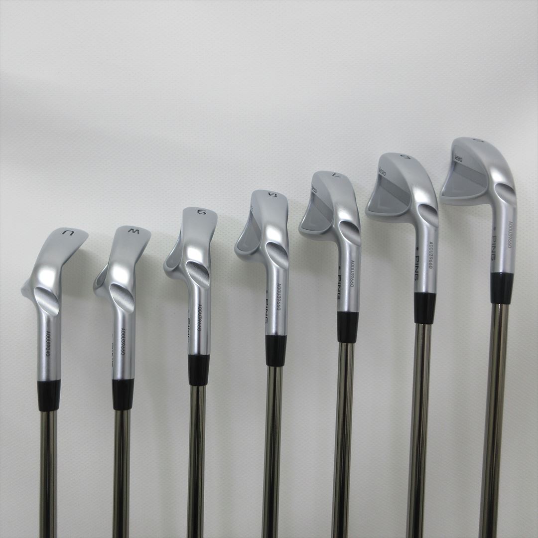 Ping Iron Set i230 Stiff PING TOUR 2.0 CHROME I Dot Color Black 7 pieces