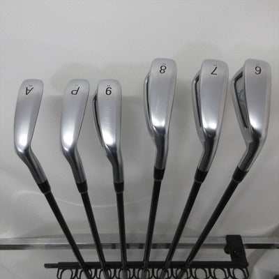 PRGR Iron Set PRGR 05(2023) StiffRegular MCI BLACK FOR PRGR 6 pieces