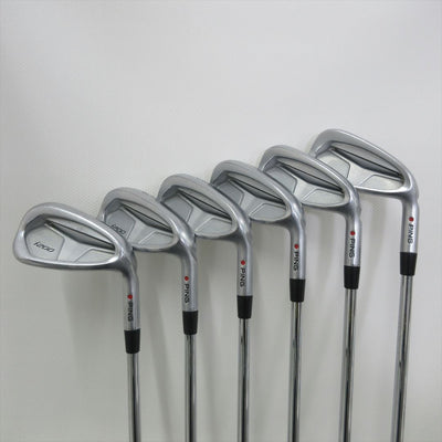 Ping Iron Set i200 Flex-X NS PRO MODUS3 TOUR105 6 pieces Dot Color Red