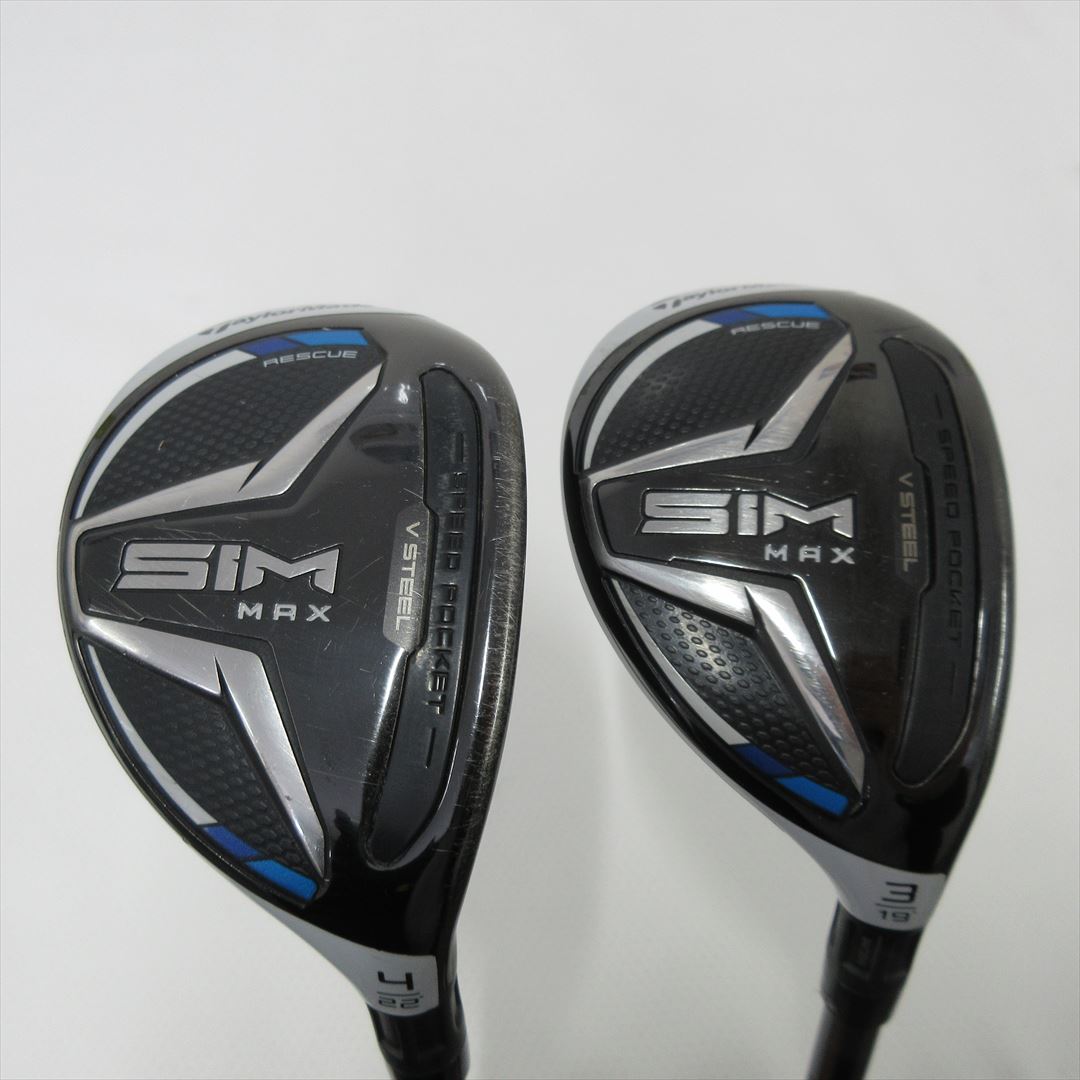 "2-Pack Golf Clubs" TaylorMade Hybrid SIM MAX U3&U4 Regular TENSEI BLUE TM60