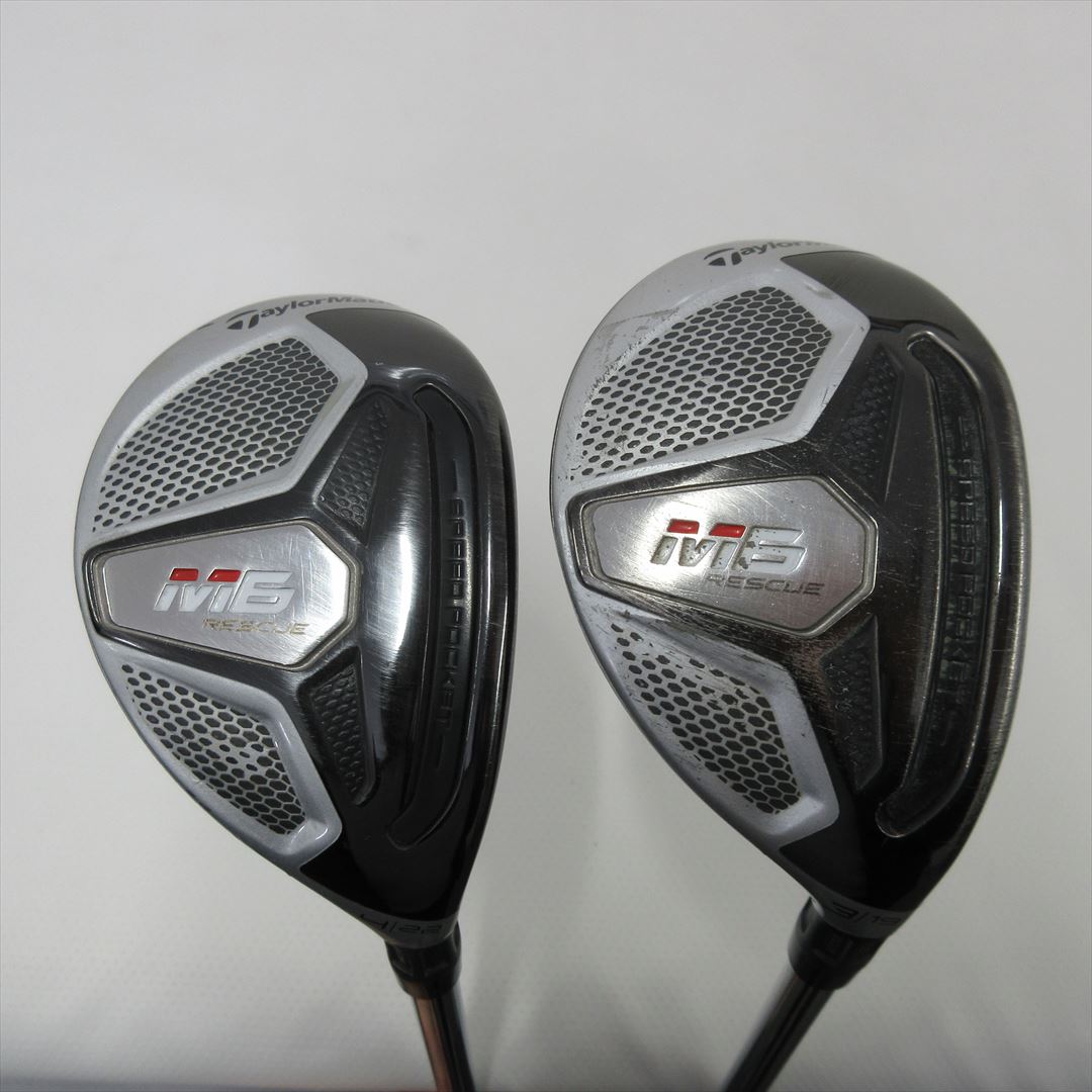 "2-Pack Golf Clubs" TaylorMade Hybrid M6 U3&U4 Stiff RE-AX 85 STEEL