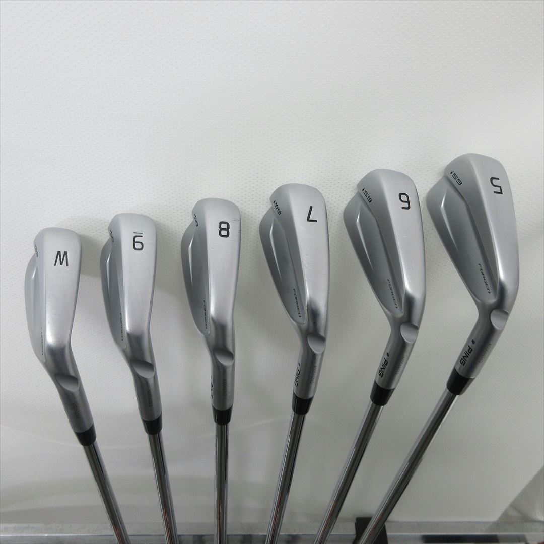 Ping Iron Set i59 Flex-X NS PRO MODUS3 TOUR120 6 pieces Dot Color Blue