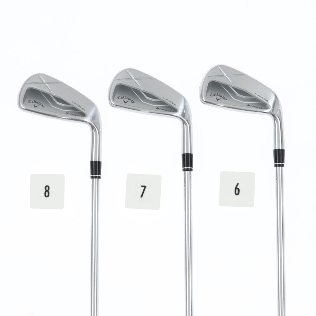 Callaway Iron Set Open Box X FORGED MAX STAR (2025) Stiff NS PRO