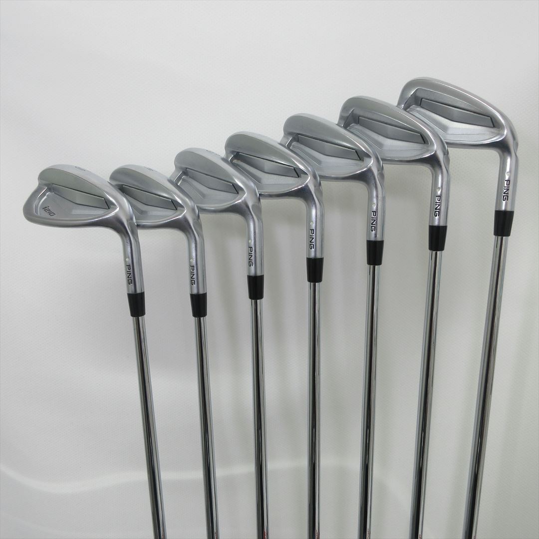 Ping Iron Set i210 Flex-X NS PRO MODUS3 TOUR120 7 pieces Dot Color White