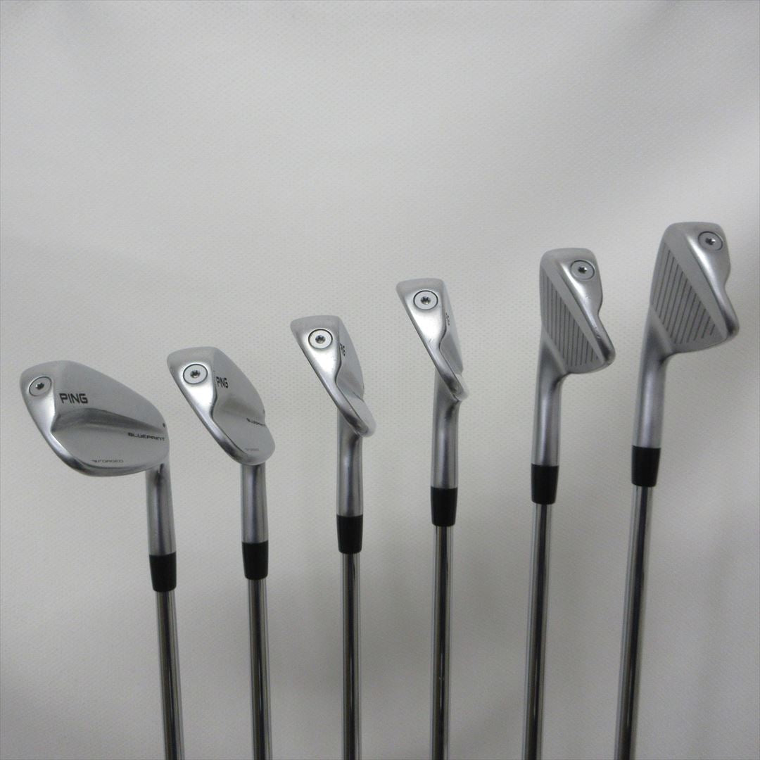 Ping Iron Set BLUEPRINT Stiff Dynamic Gold TOUR ISSUE S200 Dot Color Black 6 pcs