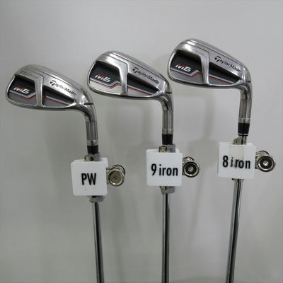 TaylorMade Iron Set M6 Stiff RE-AX 85 STEEL 6 pieces