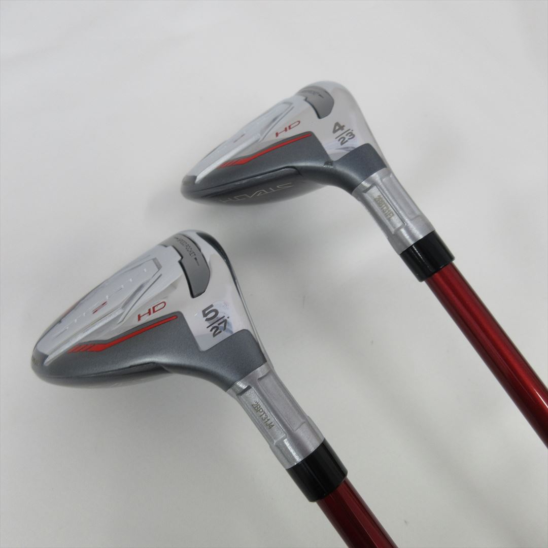 "2-Pack Golf Clubs" TaylorMade Hybrid STEALTH2 HD U4 & U5 Ladies TENSEI RED TM40