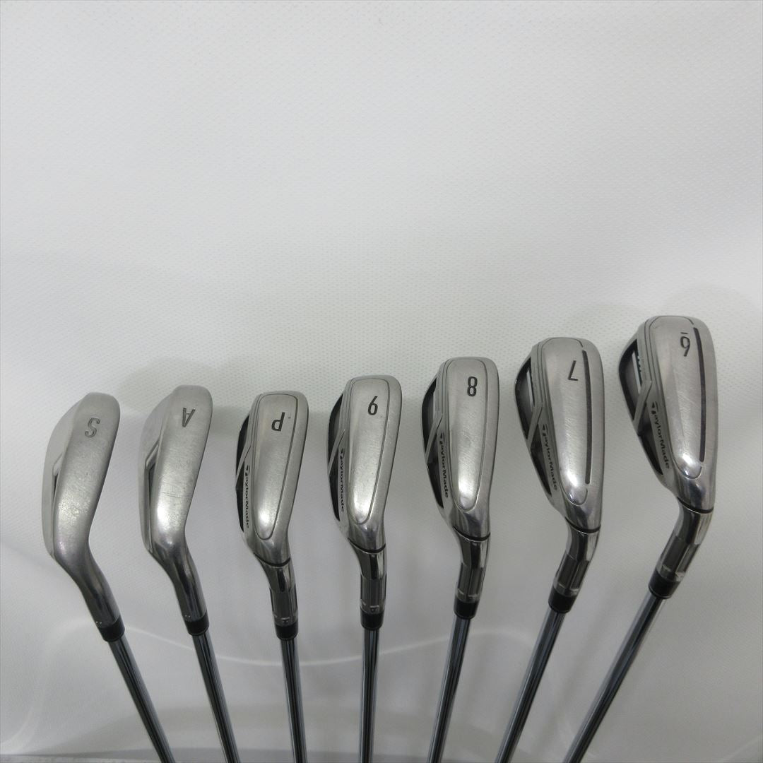 TaylorMade Iron Set M6 Stiff RE-AX 85 STEEL 7 pieces