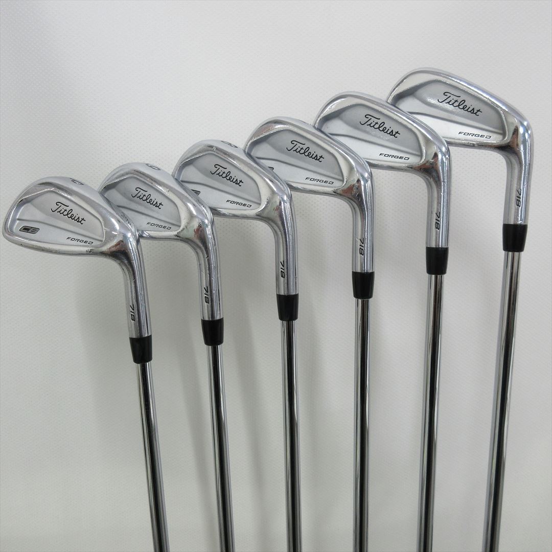 Titleist Iron Set Titleist CB 718 Stiff AMT TOUR WHITE S200 6 pieces