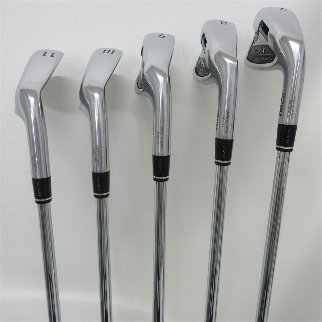 HONMA Iron Set BERES NX Stiff NS PRO Zelos FOR TOUR WORLD 5 pieces