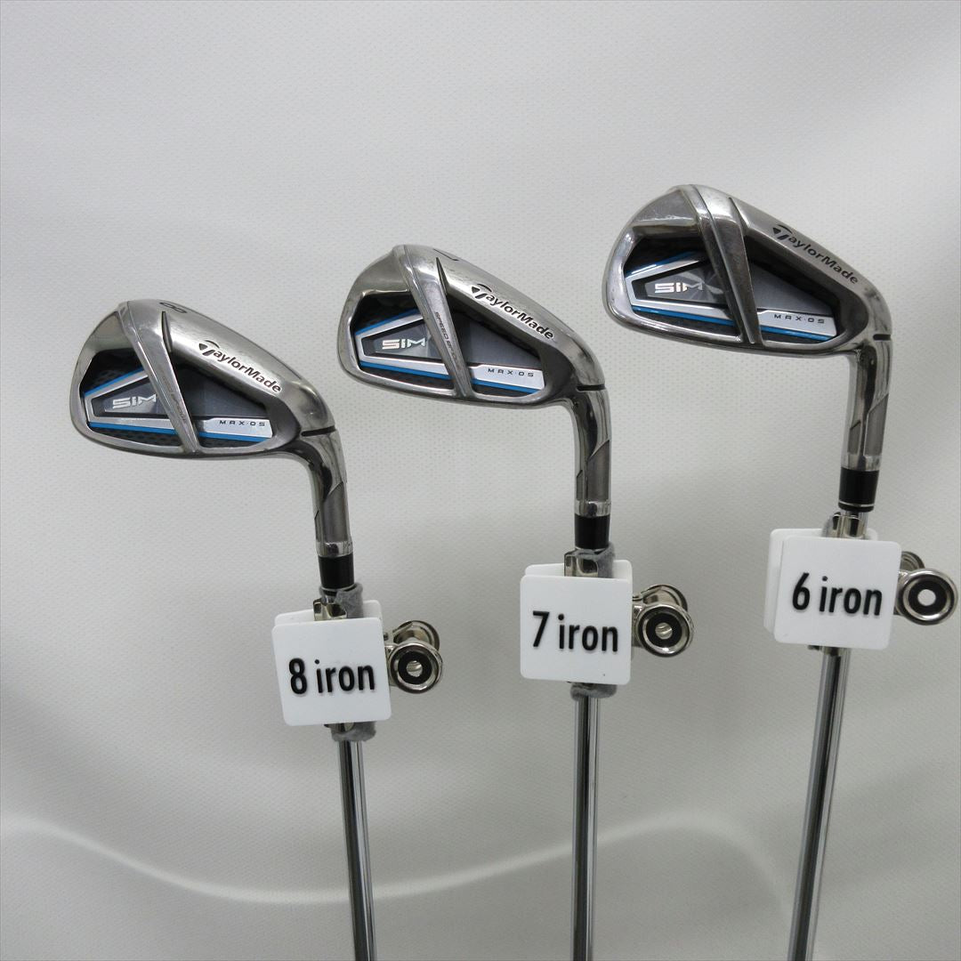 TaylorMade Iron Set SIM MAX OS Regular KBS MAX85 JP 6 pieces