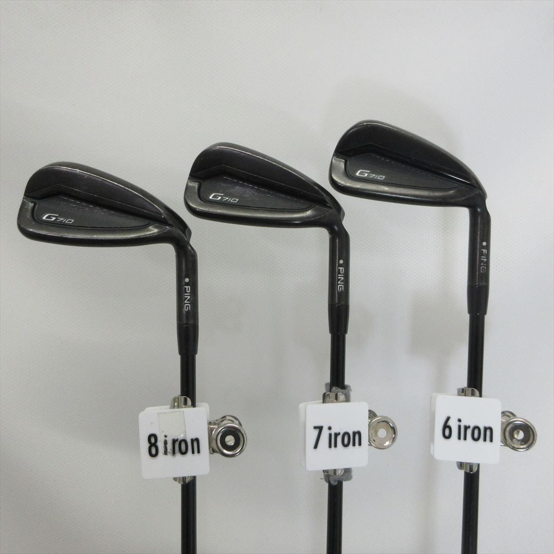 Ping Iron Set G710 Regular ALTA DISTANZA BLACK 40 6 Pieces Dot Color White