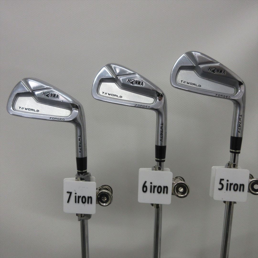 HONMA Iron Set Fair Rating TOUR WORLD TW747V Stiff AMT TOUR WHITE S200 6 pieces